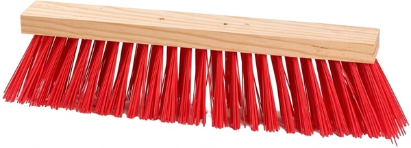 Cepillo Vikinga Barrendero 50 cm Plastik Rojo